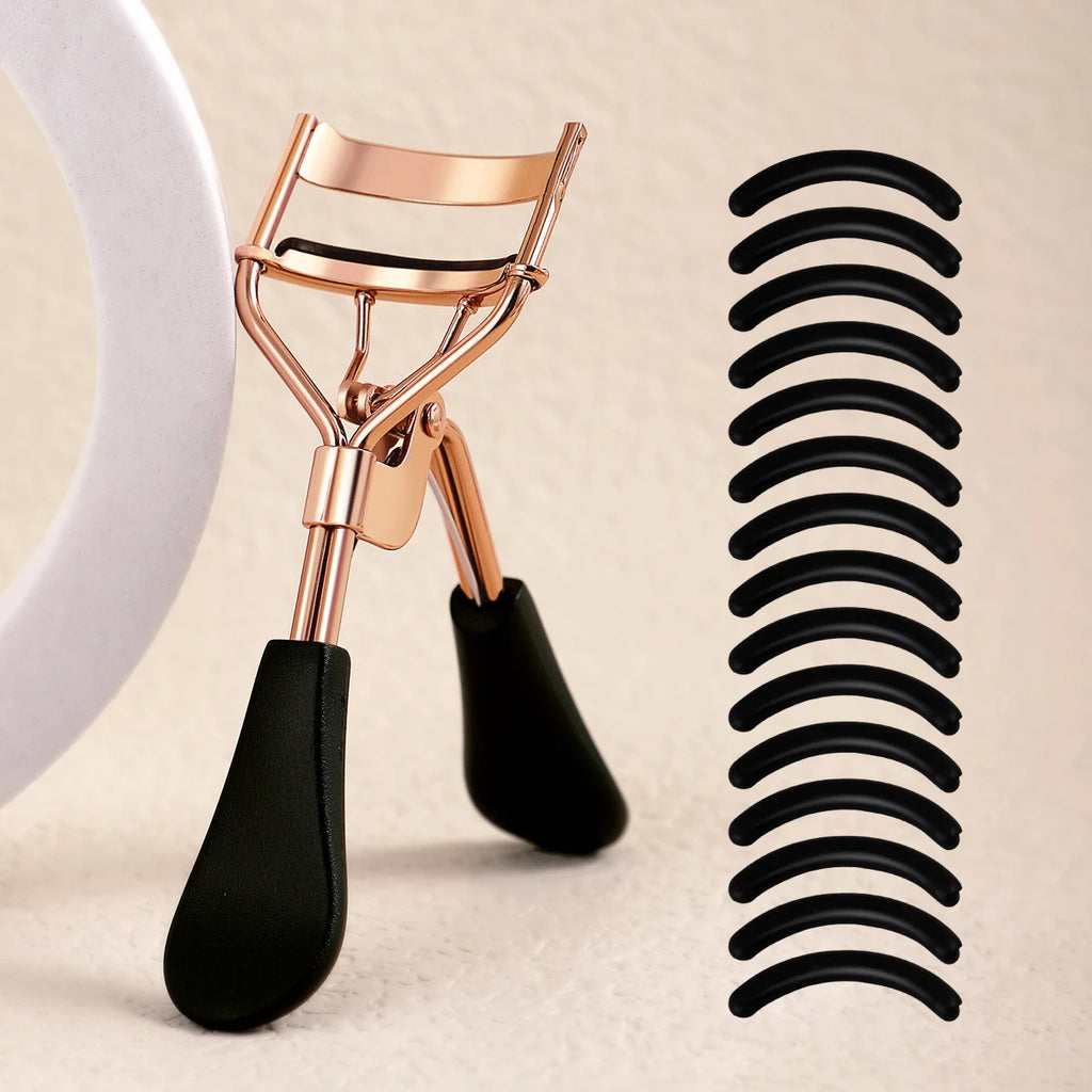 Recourbe-Cils Portable avec  Coussinets en Silicone