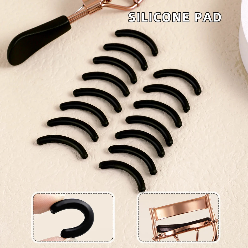Recourbe-Cils Portable avec  Coussinets en Silicone