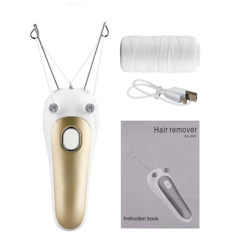 Épilateur Électrique à Fil pour Femmes – Indolore, Portable & Rechargeable