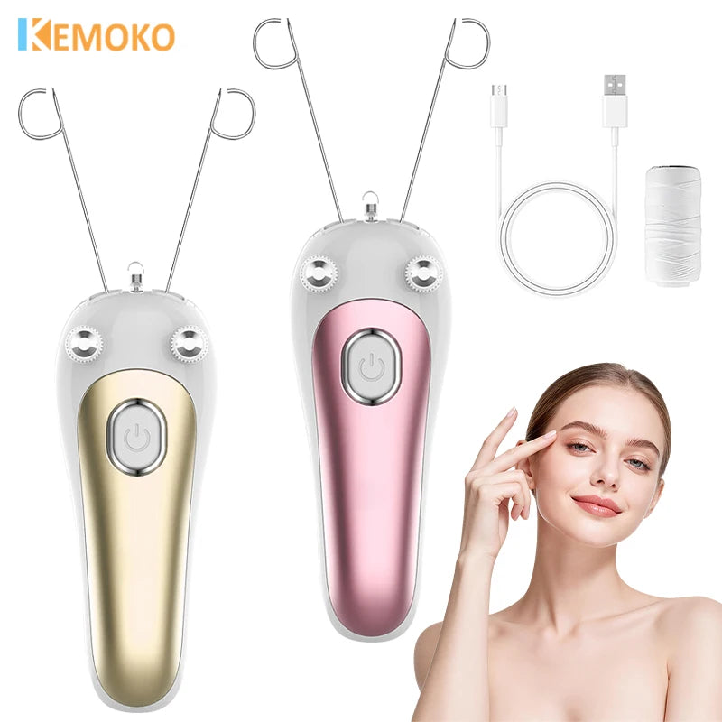 Épilateur Électrique à Fil pour Femmes – Indolore, Portable & Rechargeable