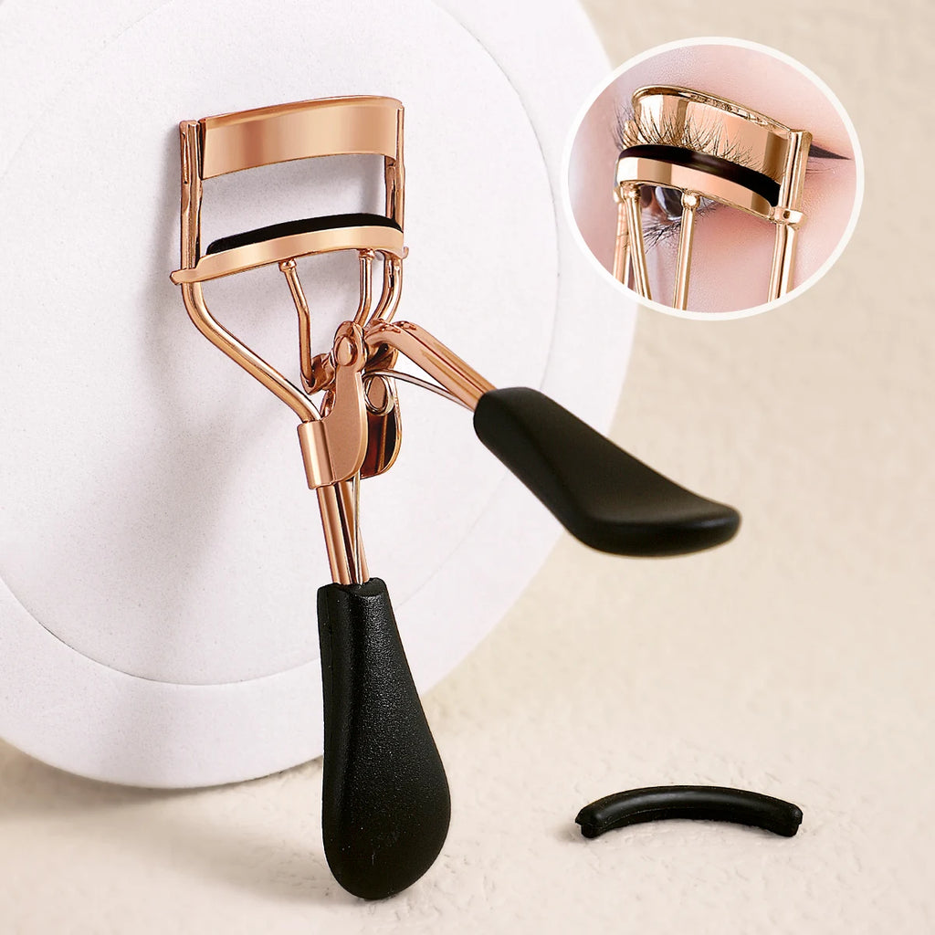 Recourbe-Cils Portable avec  Coussinets en Silicone