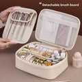 Trousse de Maquillage Luxe en Cuir PU – Grande Capacité & Voyage