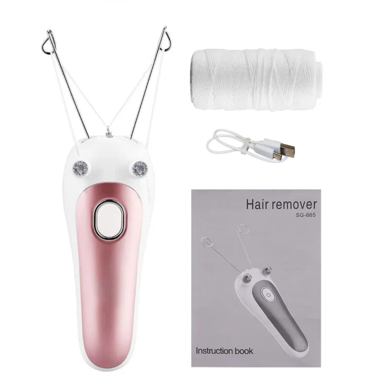 Épilateur Électrique à Fil pour Femmes – Indolore, Portable & Rechargeable
